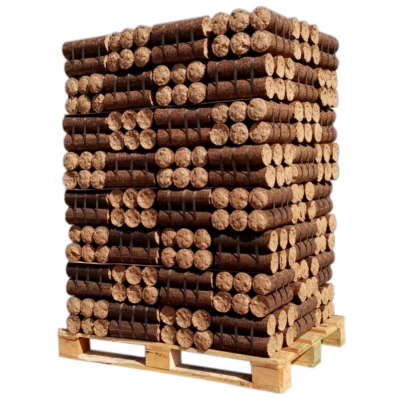 Bois de chauffage - Lot de 4 Packs : bûches de 25 cm et bois d